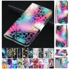 Флип-чехол для Alcatel Работает с любым оператором, 3X 2019 1C телефонный чехол с цветочным рисунком Кожаный Бумажник-книжка чехол для Alcatel Работает с любым оператором, 3X 2020 1B 1A 1S 1SE 3L чехол s