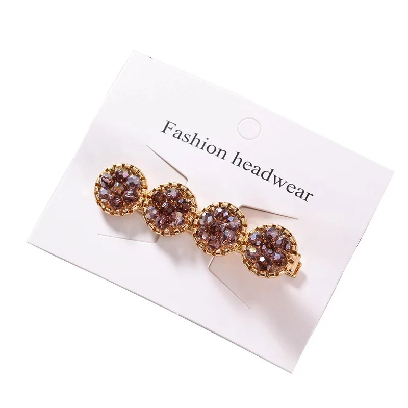 1 шт. модные корейские хрустальные стразы заколки для волос девочек