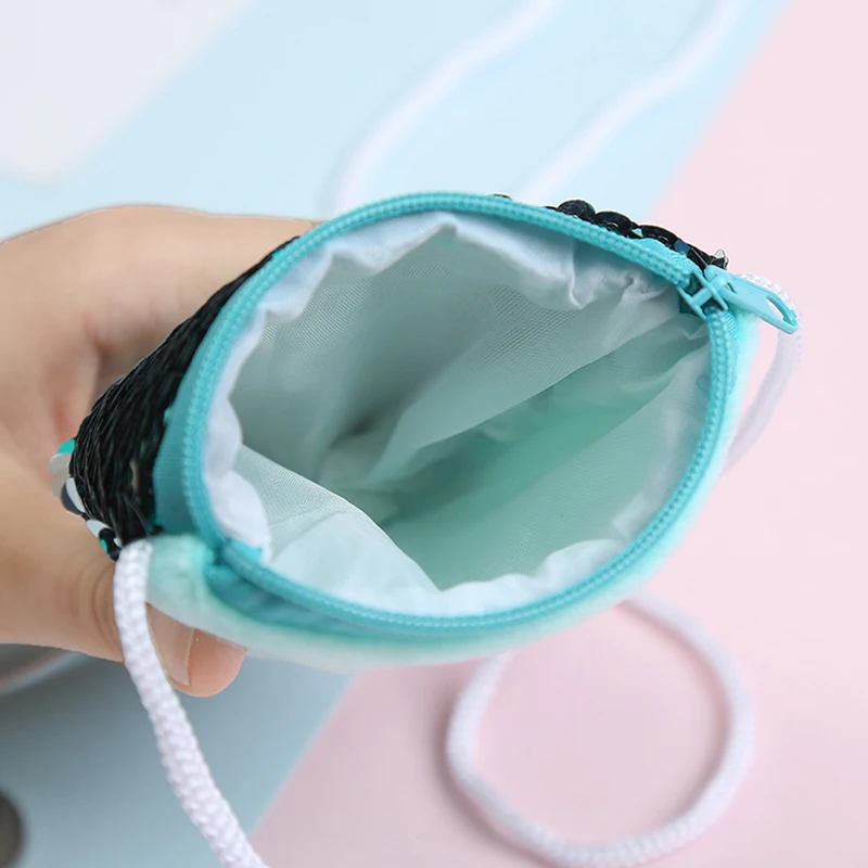 

HOT!Mermaid Tail Sequins Coin Purse Crossbody Bags Sling Money Change Card Holder Wallet Purse Bag Pouch For Kids Gifts Girl