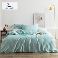 liv esthete luxury 100 silk bedding set top grade beauty sleep duvet cover double quuen king flat sheet pillowcase home textile
