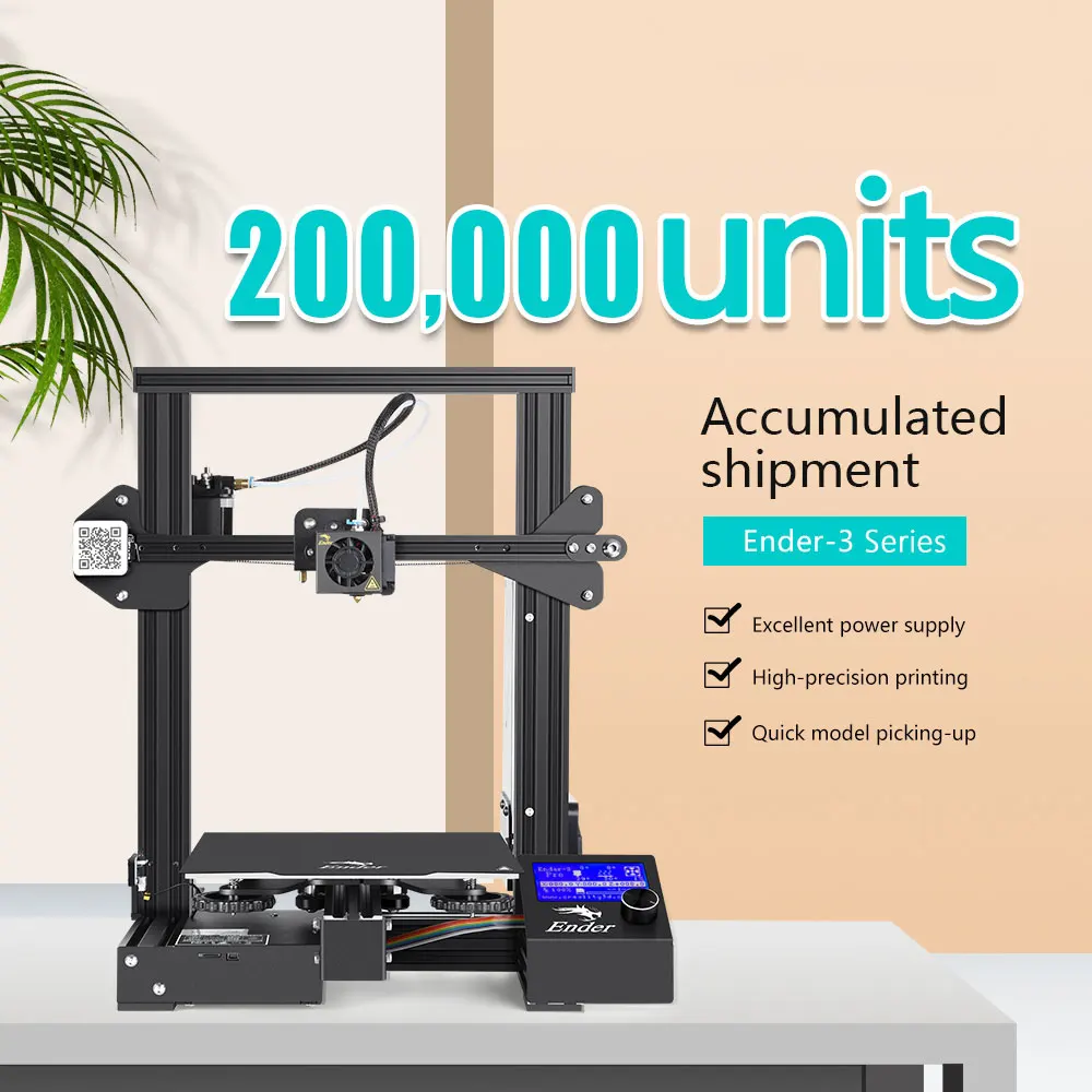 Creality Ender 3 Pro 3d принтер со съемной поверхностью сборки и UL сертифицированный источник питания 220x220x250 мм DIY бытовой