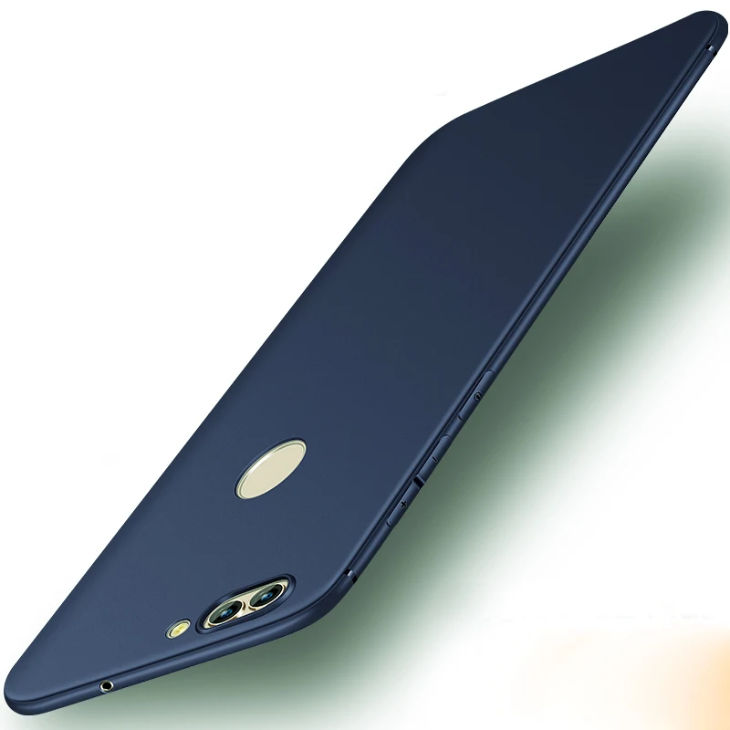 UPaitou тонкий матовый мягкий чехол из силикона и ТПУ чехол для huawei Nova от 2 до 5 лет Роскошная задняя крышка для huawei Nova 5 5i Pro 4 4e 4i 3 3i 3e 2s 2 плюс 2i 2e чехол - Цвет: Синий