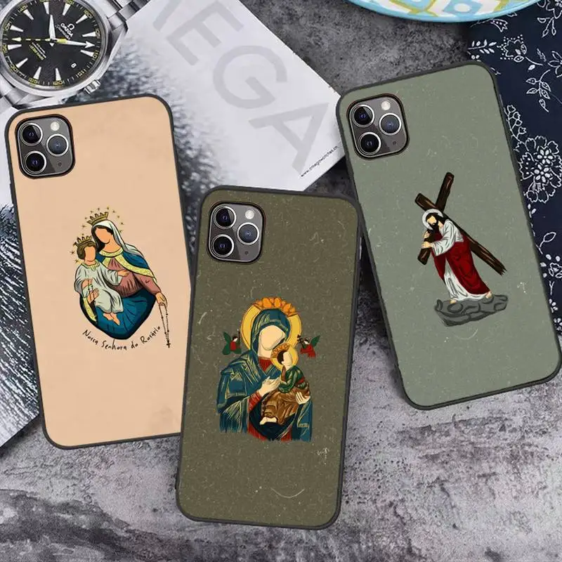 

Jesus Creator Phone Case for iPhone 13 7 8 11 12 Pro X XS XR Samsung A S 6 7 9 10 51 70 mobile bags soft funda coque shell