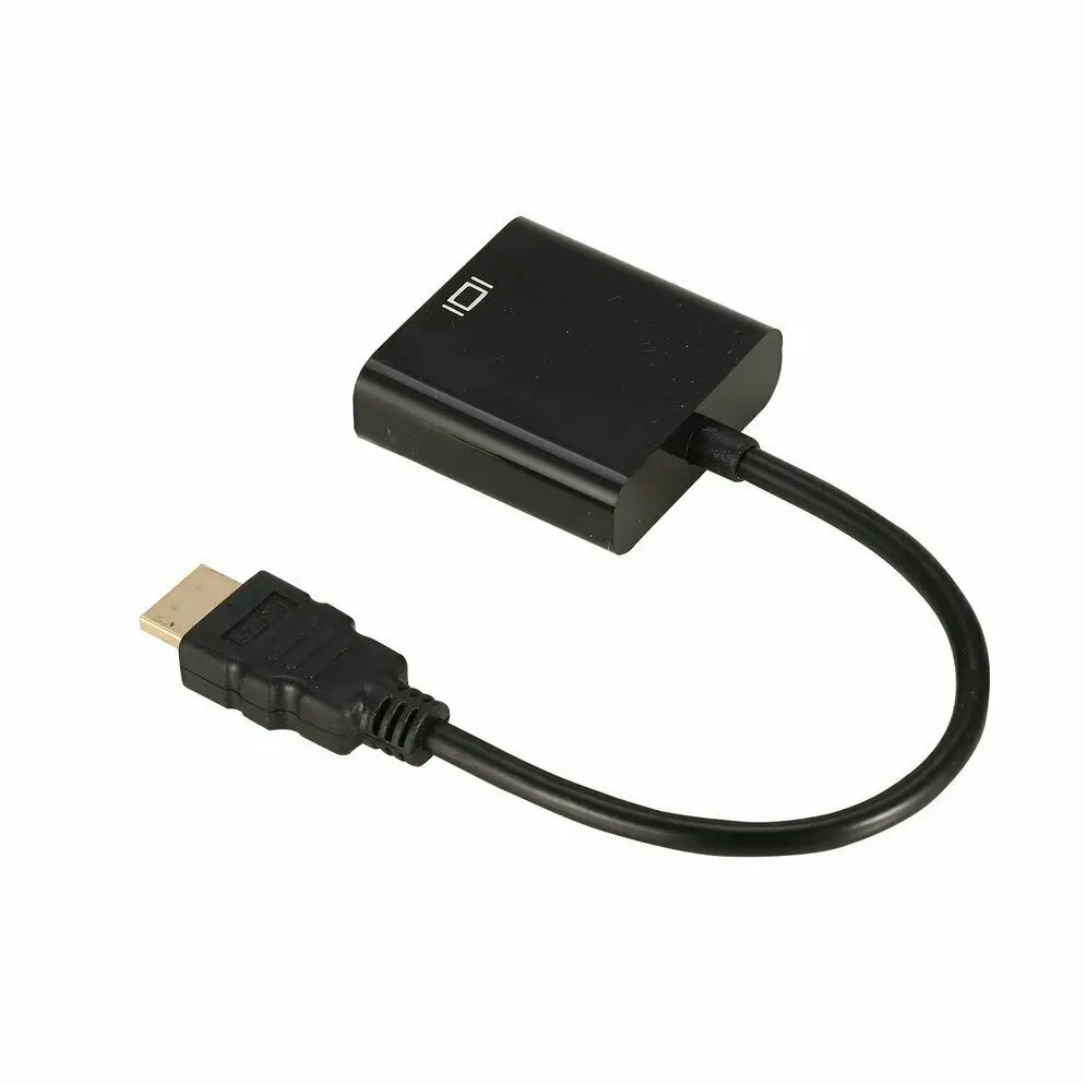 100 шт./лот адаптер hdmi vga штекер в конвертер с разъемом 1080P HDTV монитор для ПК ноутбук