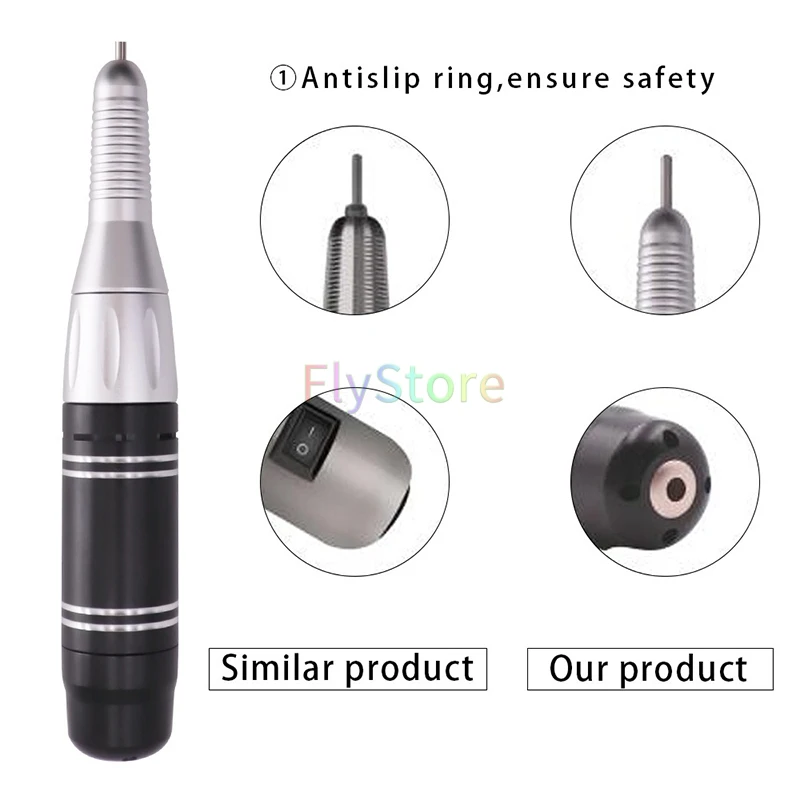 Электрическая профессиональная дрель для ногтей ручка пилка шлифовальная
