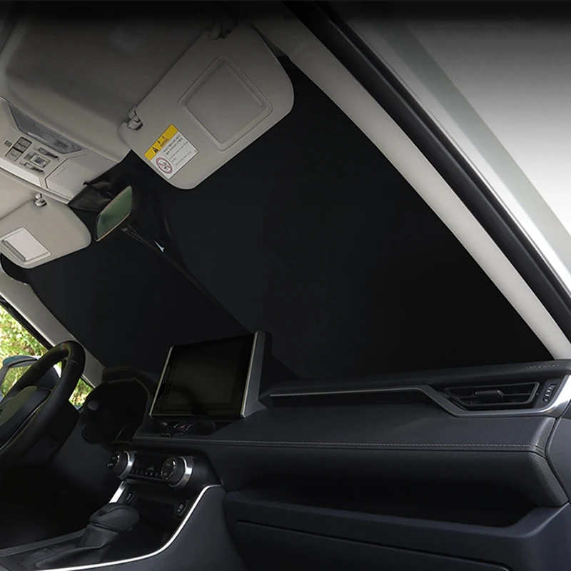 

Car Windshield Sun Shade Blocks UV Rays Sun Visor Protector Foldable Sunshade for Tesla Model 3 2017-2022
