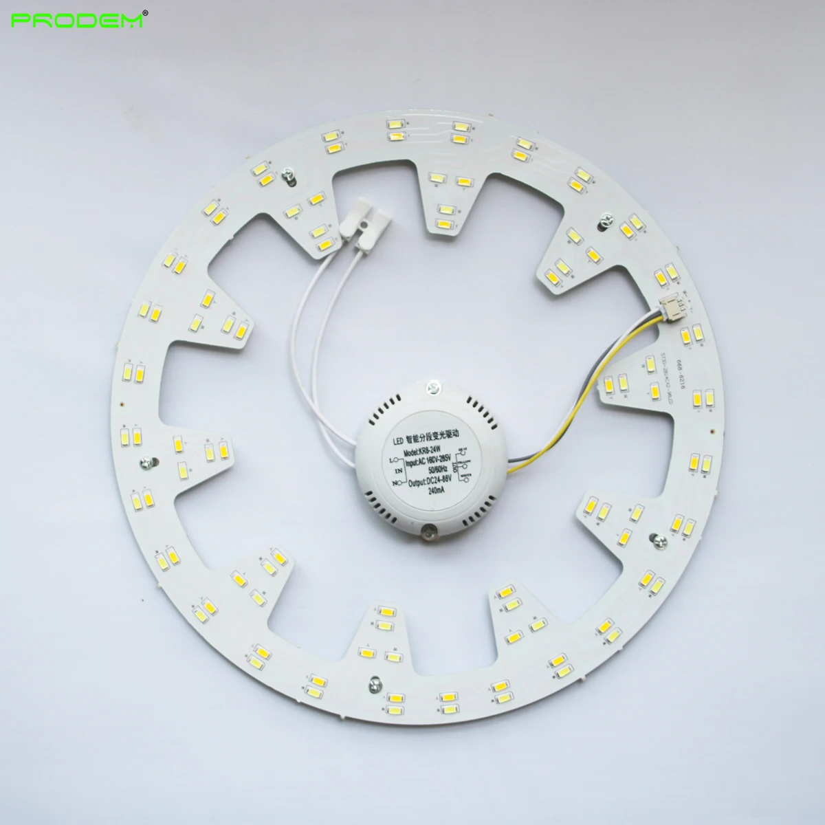 

Manufacturer round 24W LED plate pcbs led board DUAL COLOR warm cold white 2300lm dia272MM circular techo LED 220V 230V 240V
