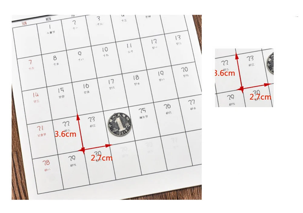 1 шт. 2020 хороший день Настенный Календарь Организатор повестки дня Мультфильм
