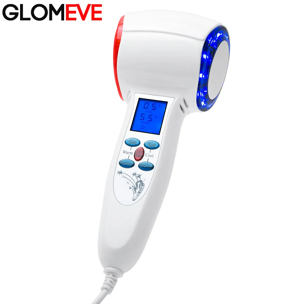 Ультразвуковая криотерапия Горячий Холодный Молоток лифтинг лица сжимающий пор