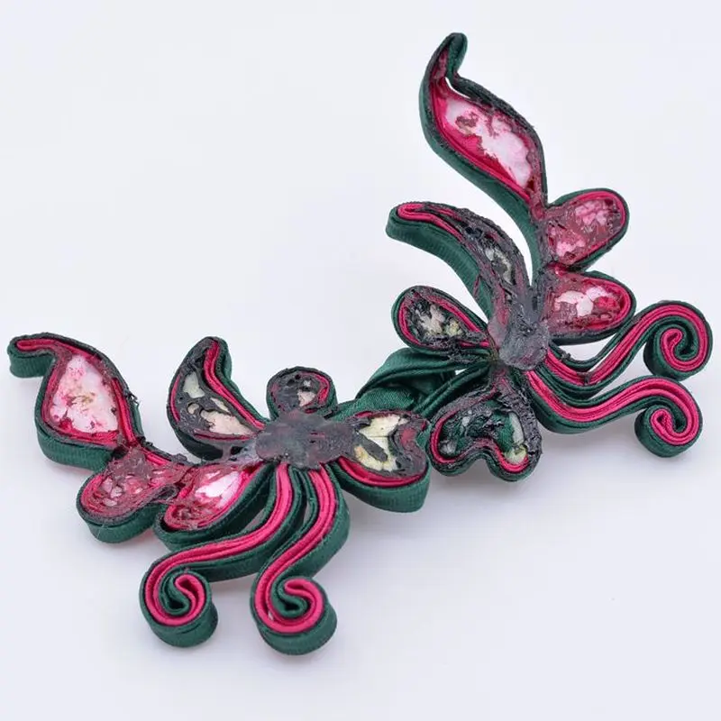 Ципао для костюма Тан 1 пара винтажные пуговицы застежка с китайским узлом в