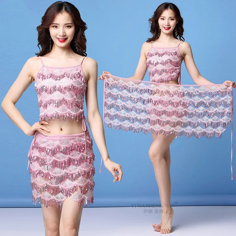 Женская сексуальная одежда тренировочный танцевальный костюм для танца живота