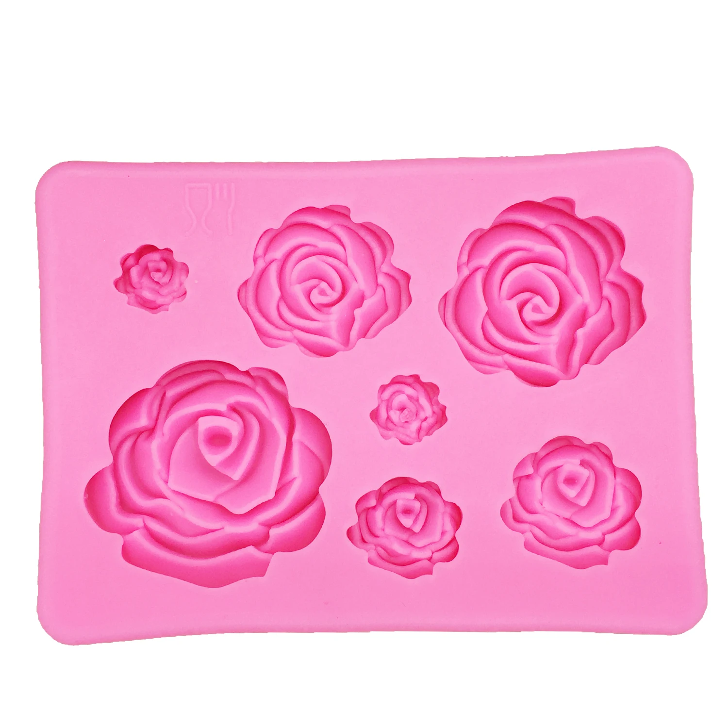 

Portable Kitchen Rose Flowers Silicone Mold Cake Chocolate Mold Wedding Cake Mold Cake Decorating Tools