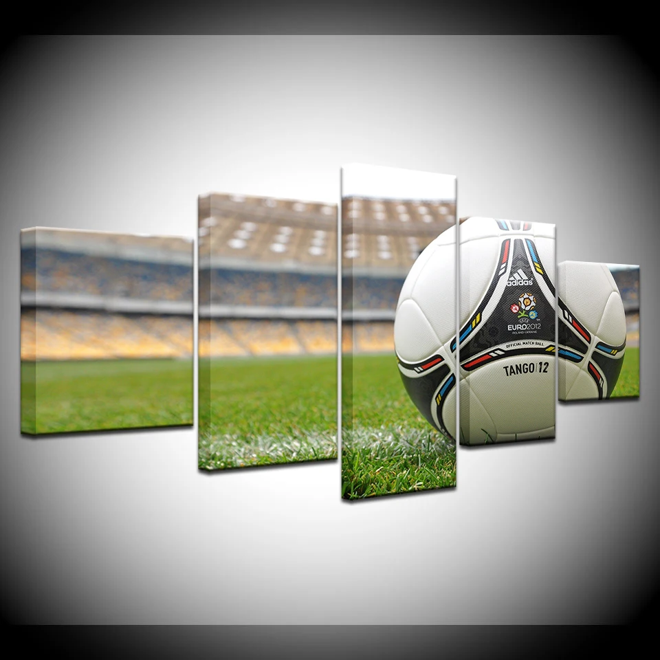 

HD Print 5pcs sport football canvas wall art Painting modern home decor wall art picture children decor canvas painting artwork