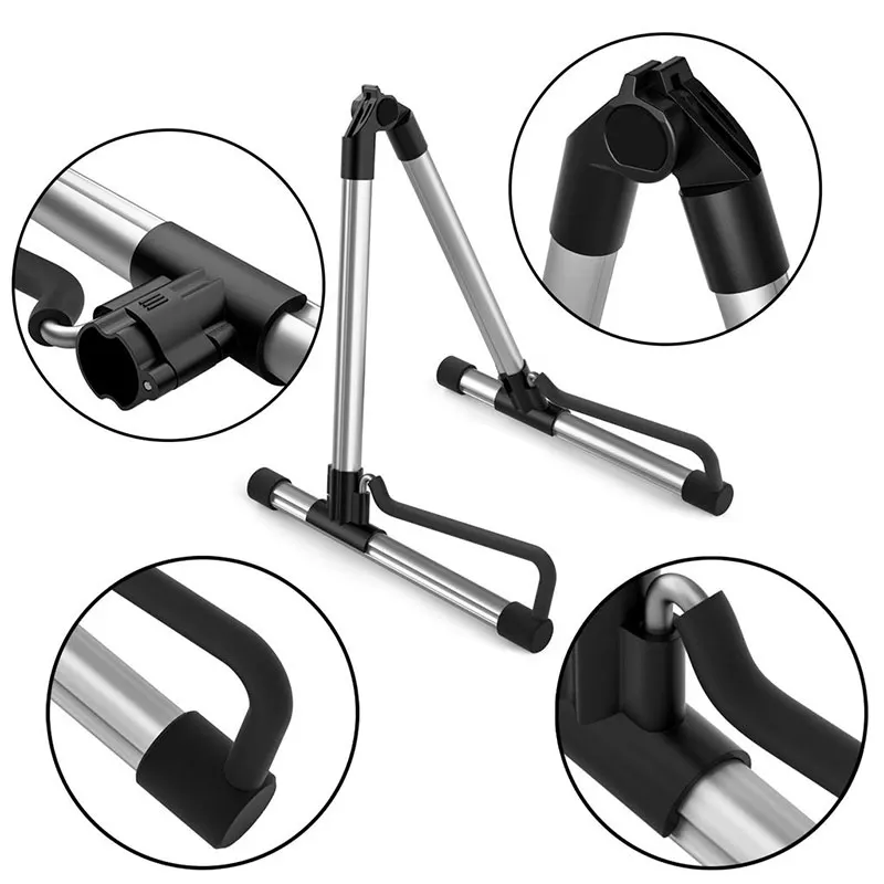 

Electric Guitar Rack Stander Holder Folding A-Frame for Acoustic Guitar protect Classic Guitars Base Ukulele Floor Stand Holder