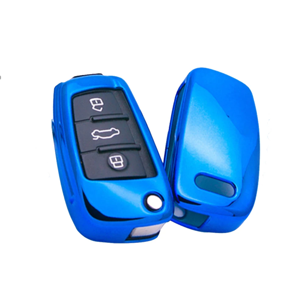ТПУ складной защитный чехол для автомобильного ключа Audis A1 A3 Q3 S3 S5 S6 R8 Q5 A6|Футляр
