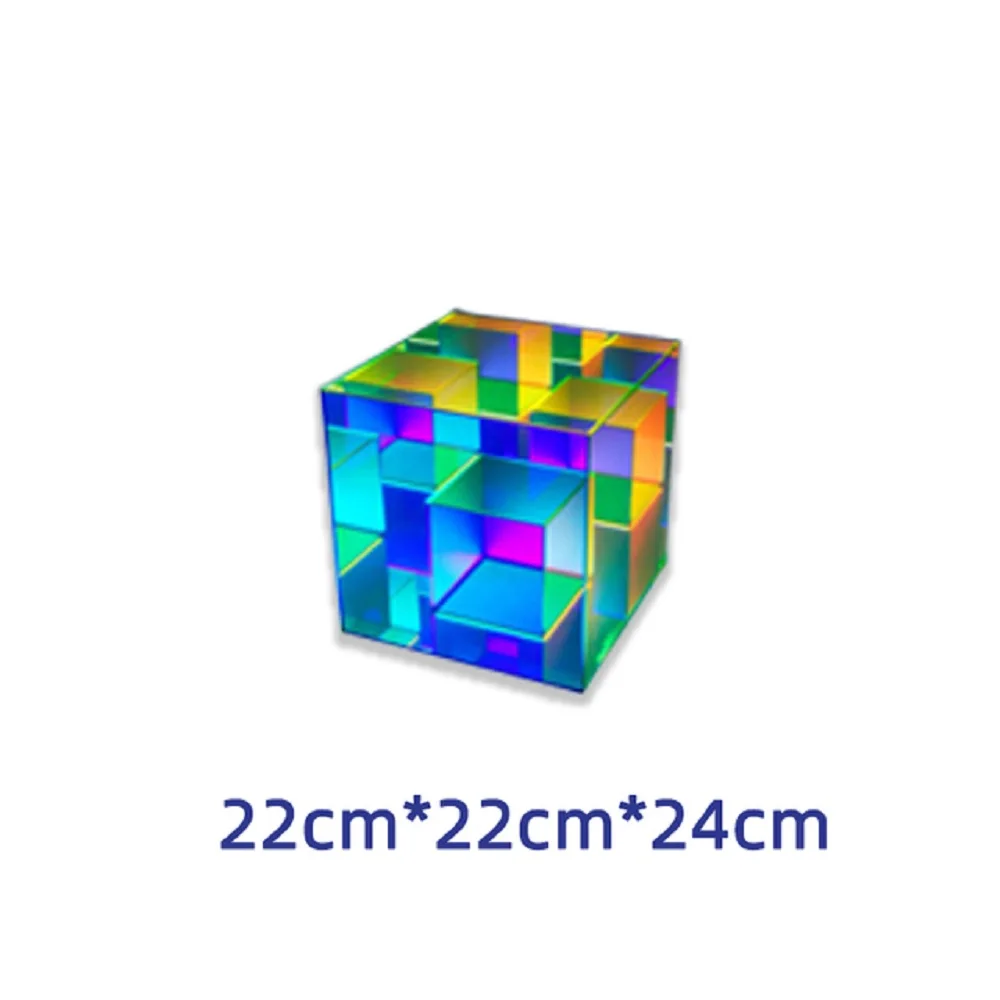 

Modern Creative Hot Night Light Rubik's Cube Pyramid RGB Party LED Decor Table Lightings Holiday Christmas Birthday Present Lamp