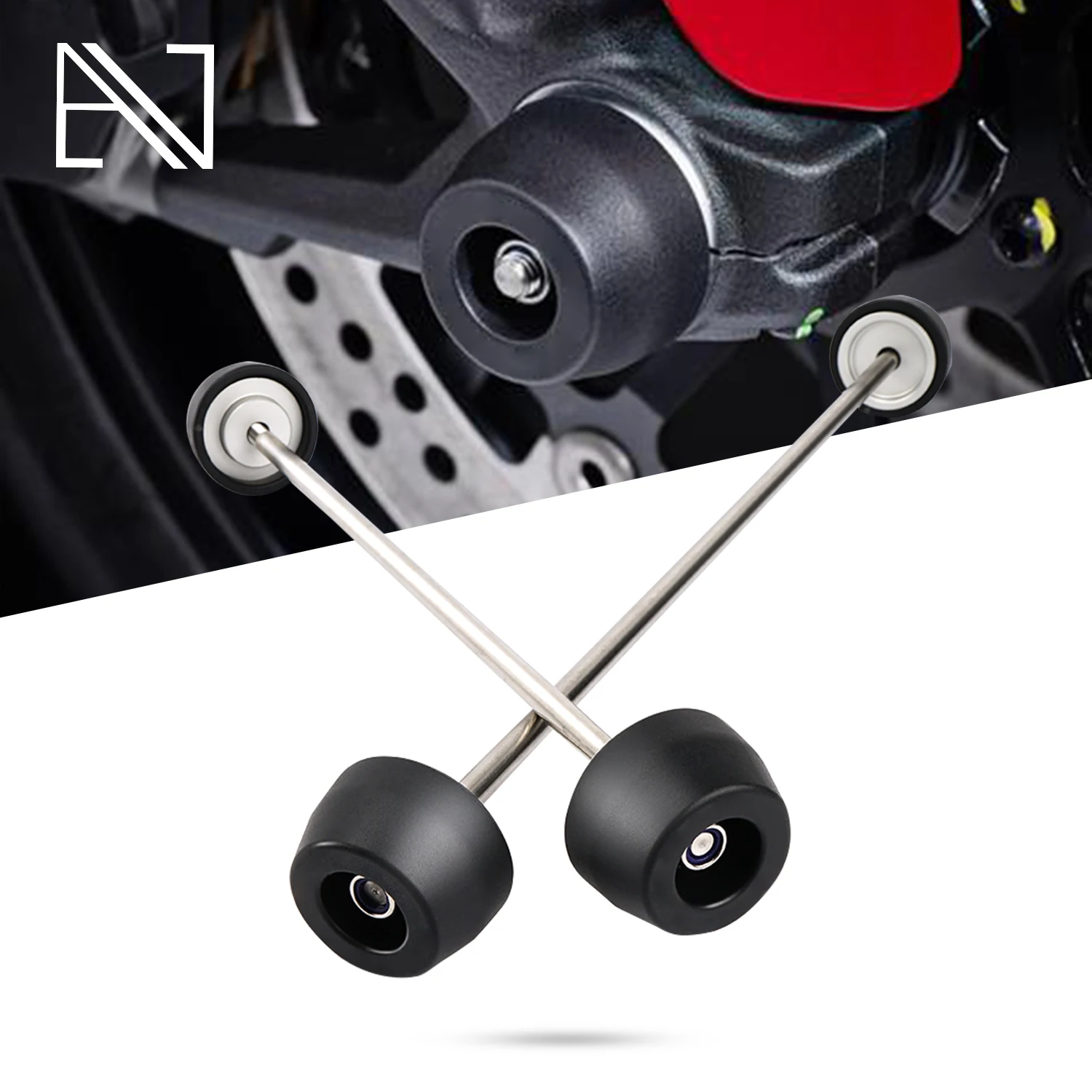 

Motorcycle Refit Accessories Front Rear Wheel Axle Fork Sliders Crash Protector For Ducati Monster821 Monster 821