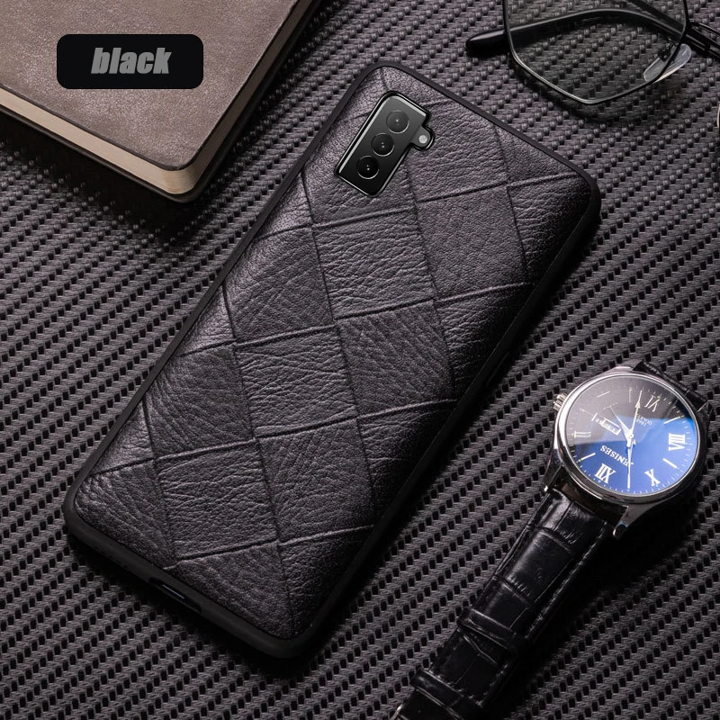 

High-end leather plaid phone case for Galaxy S21 Ultra S21 S20 FE S20 Ultra S20 Plus S20 S10 Lite S10 Plus S10e S9 Plus S8 Plus