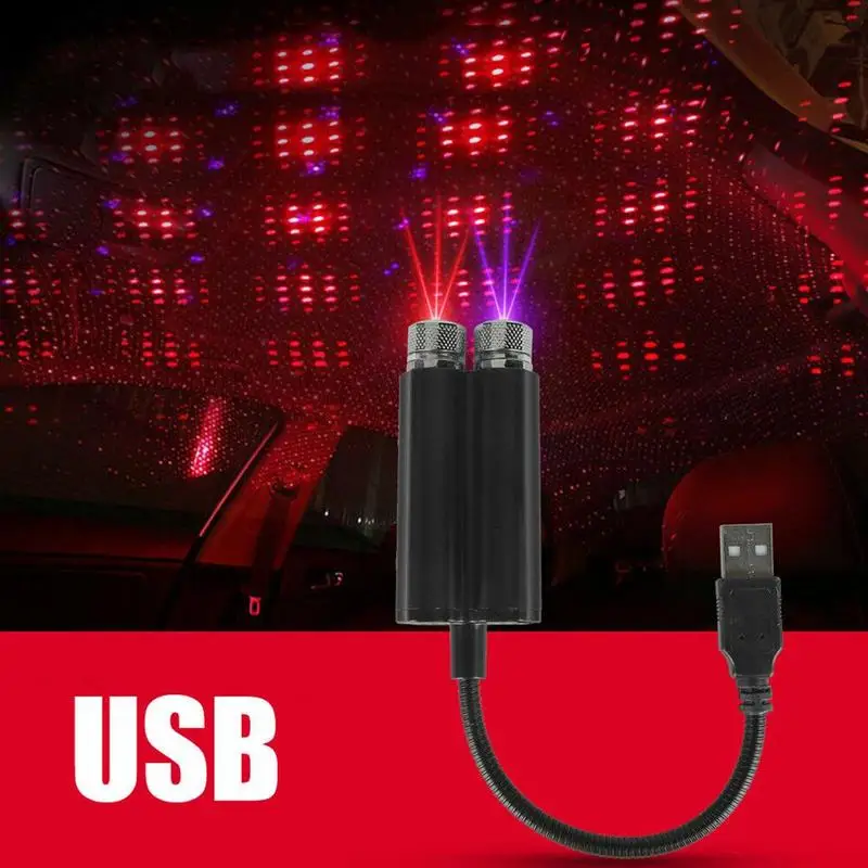 

Car Roof Starry Night Spotlight Galaxy Usb Decoration Light Led Starry Sky Decoration Galaxy Light Car Logo Light