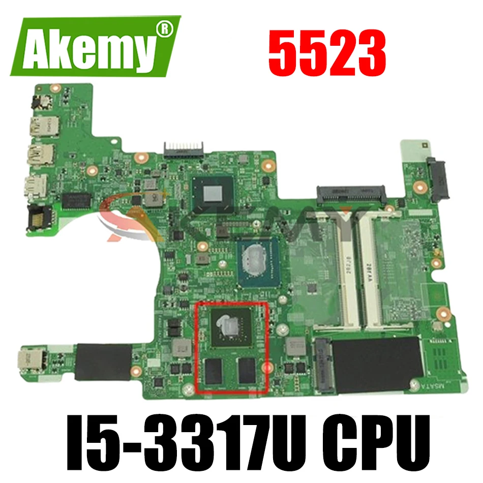 Оригинальная материнская плата для ноутбука DELL Inspiron 5523 Core SR0N8 I5-3317U 11307-1 CN-0FFKXX 0FFKXX