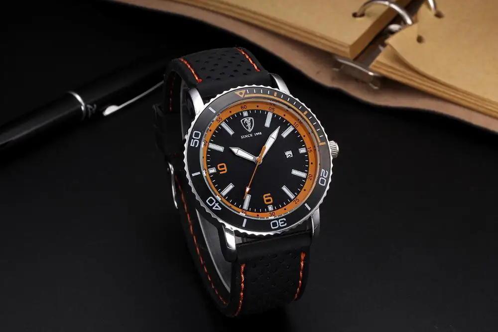 Мужские часы спортивные повседневные силиконовые кварцевые 2019 | Наручные