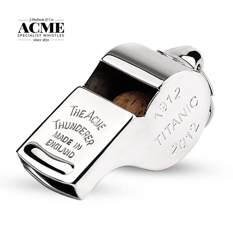 ACME Titanic 58 Centennial Metal Copper whistle Large outdoor survival training whistle collection