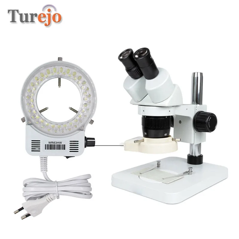 

Microscope 56 LED Ring Light Illuminator Lamps For Circle Light Industrial Trinocular Microscope Camera Adjustable Light Source