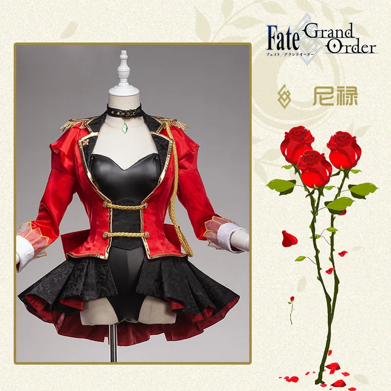 Sexy Costume Anime Fate Grand Order Nero Saber Glittering Ceremonial Dress Battle Suit Idol Uniform Women Cosplay |