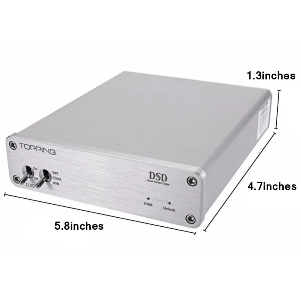 Топпинг D30 USB DAC декодер усилителя CS4398 OPA2134 XMOS аудио усилитель Декодер