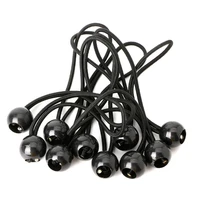 tarpaulins tent strap bungee elasticated apparel sewing fabric arts crafts sewing black balls shock cord bungees 5 pcs