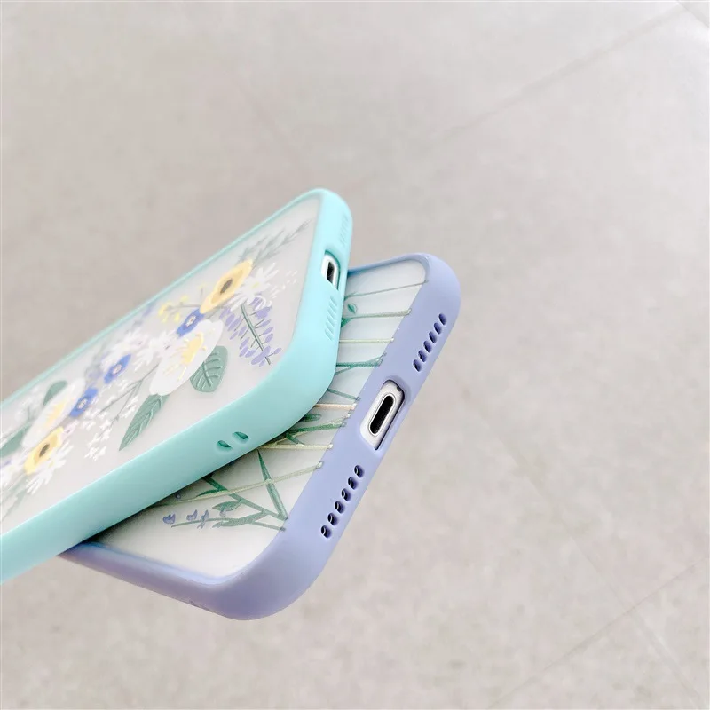 Модный чехол с цветами для Samsung Galaxy A32 A52 A72 A71 A70 A31 A30 A50 A20e A30S A50s A10 A21s S21 S20 S10 Plus FE