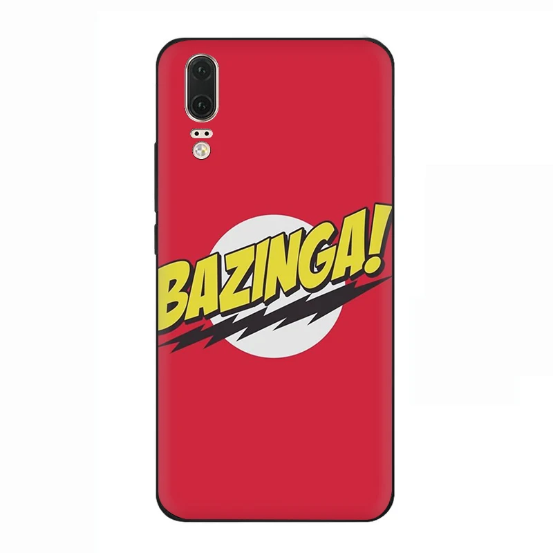 B4 EWAU Bazinga The Big Bang Theory ТВ-шоу силиконовый телефон чехол для Huawei P8 P9 P10 P20 P30 Lite Mini Pro P Smart Z Plus - Цвет: B4
