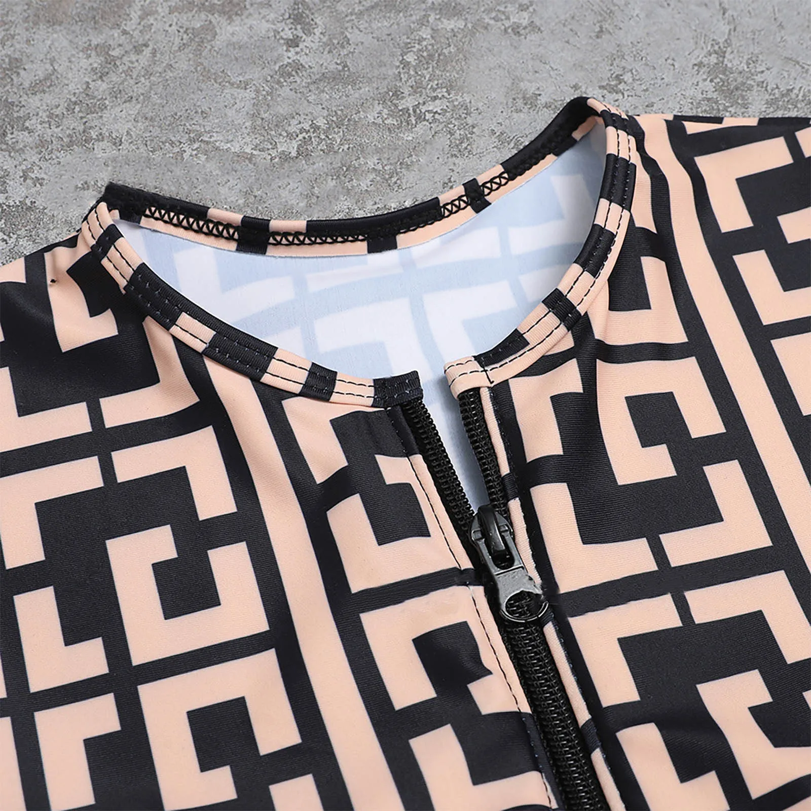 

Stroje K Pielowe Damskie Women's Sexy One-piece Stripe Print Swimwear Swimsuit Bikini Swimming Beachwear