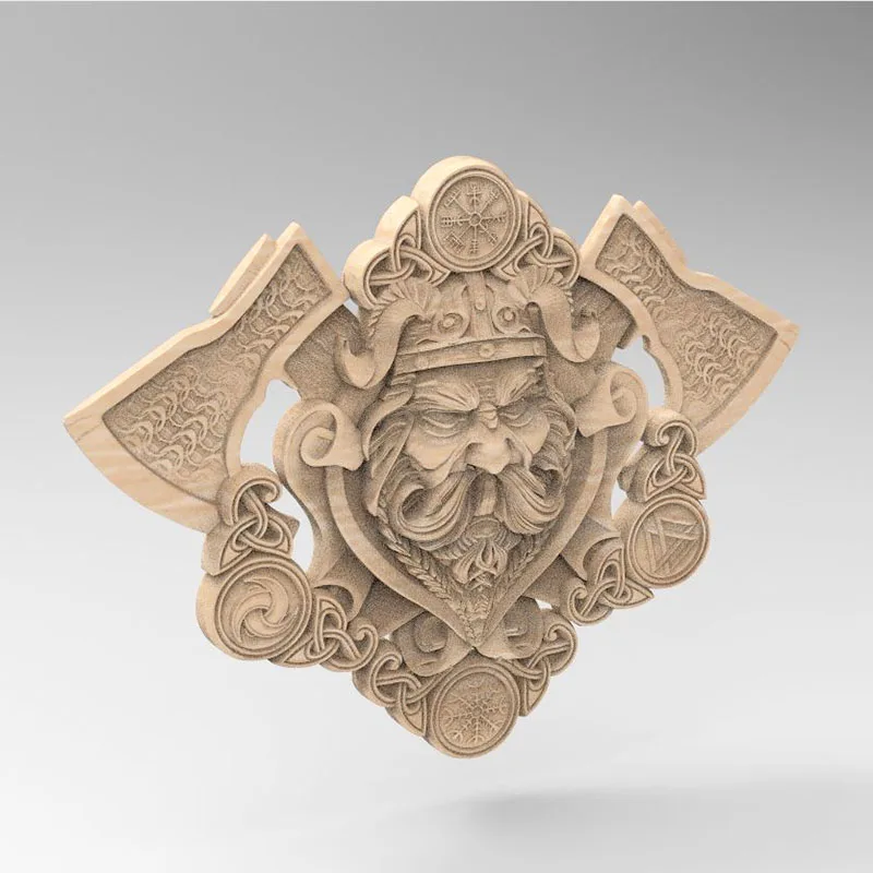 Рельефная 3d модель декора призрака в формате STL маршрутизатор с ЧПУ резьба