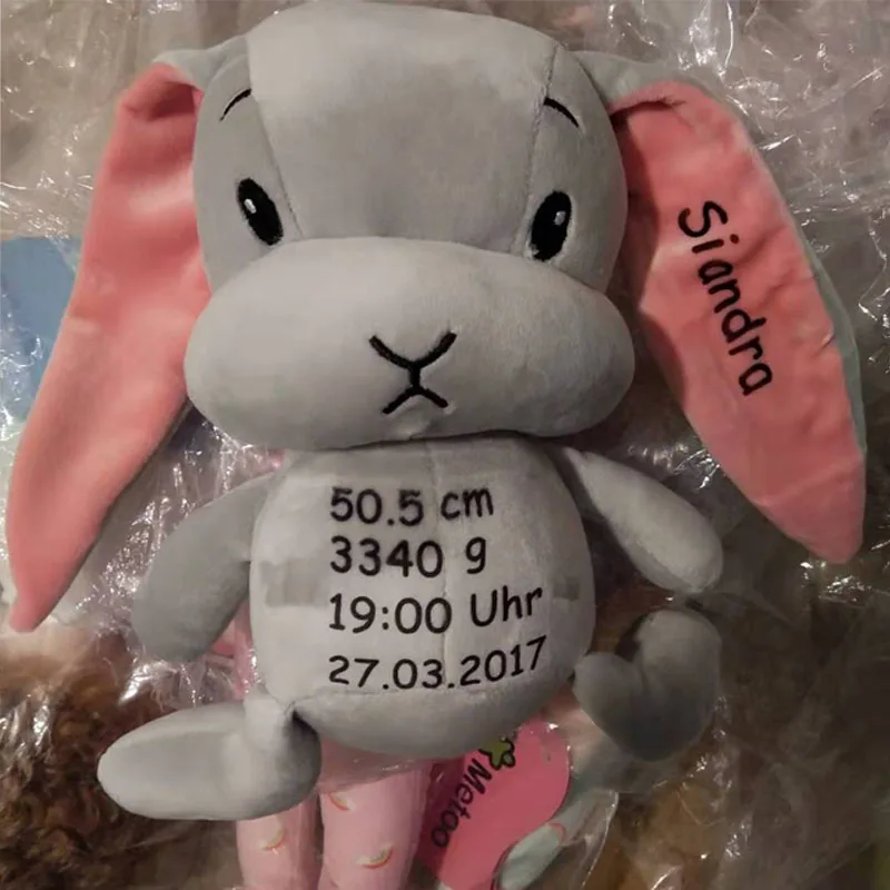 Персонализированные 30 см 70 милый кролик кукла детские мягкие плюшевые игрушки