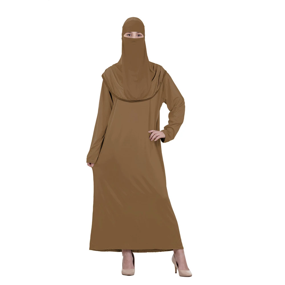 Burqa Khimar Muslim Hijab Abaya Islamic Niqab Nikab Burka Veil Prayer Set Kaftan Women Arab Robe Jilbab Clothing Ramadan | Тематическая
