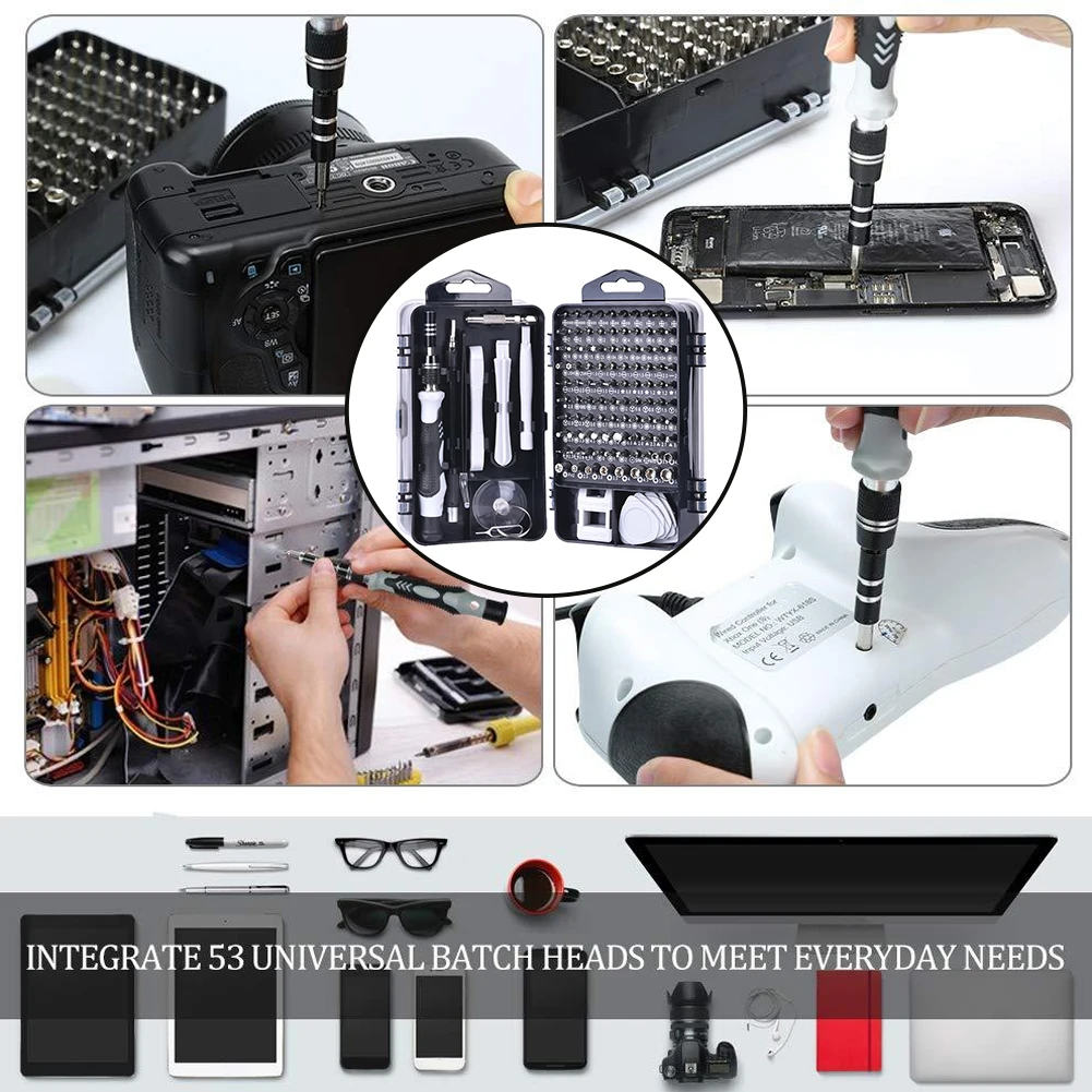 

117 In 1 Tablet Computer Professional Electronic Devices Precision Screwdriver Set Universal Repair Tool Portable Compact Design