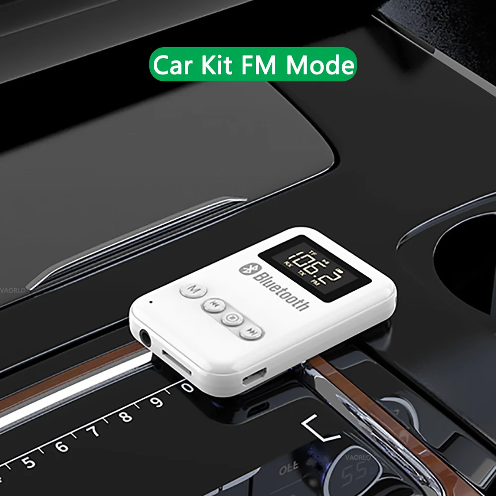 VAORLO беспроводной 4 в 1 приемник передатчик FM адаптер Bluetooth 5 0 передача TF карта