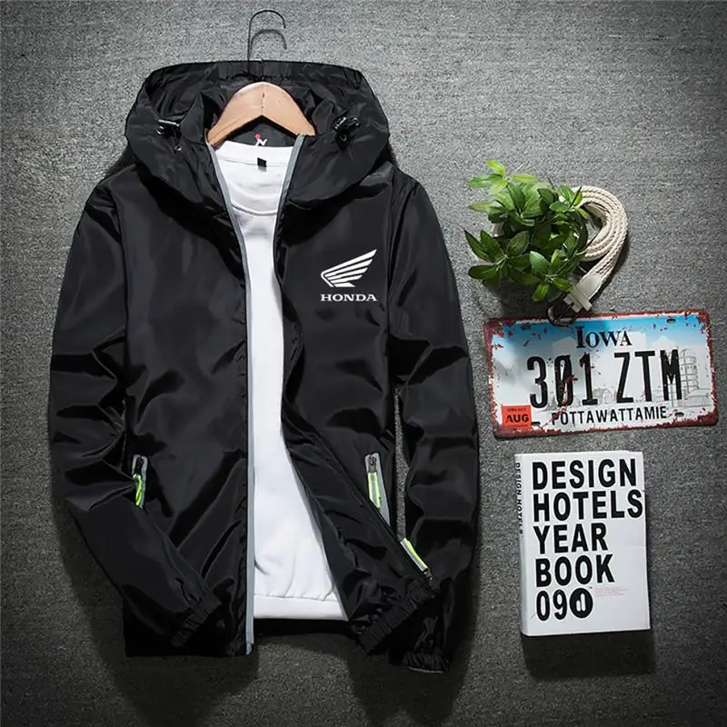 

Men's brand zipper men's jacket spring and autumn fashion outdoor fishing sports windbreaker men's casual night jacket men M-7xl