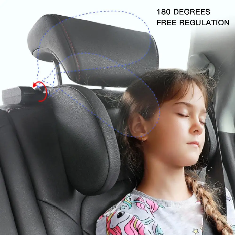 Подголовник для автомобиля подушка путешествий шеи сиденье сна боковая мягкая и