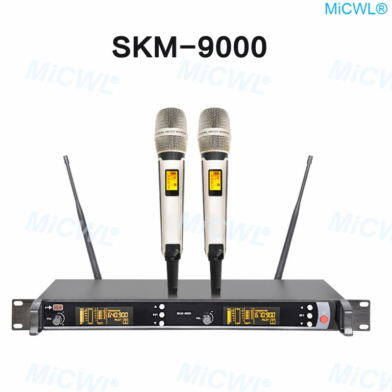 Новый MICWL skm 9000 KTV сценическая производительность беспроводной 2 Ручной вокальный