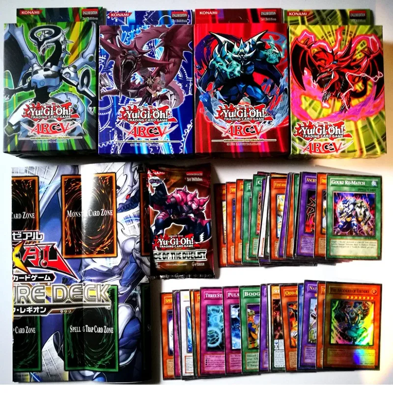 Yugioh 49 шт. в комплекте с коробкой Yu Gi Oh Аниме игра коллекционные карты детские