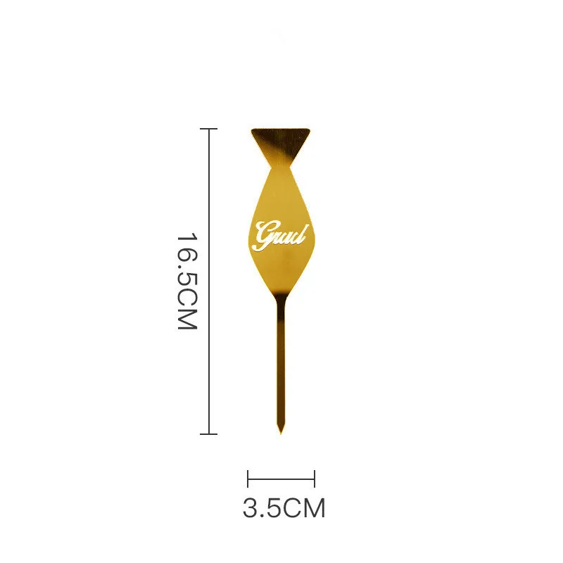 

5pcs Acrylic Gold Happy Graduation Cake Bachelor'S Hat Decoration 2021 Congratulatory Graduation Party Decoration Supplies