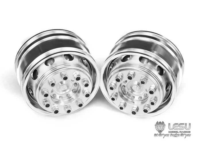 

US Stock LESU Powered Front Wheel Metal Hub A 1/14 RC Tractor Truck Wide Type TH02477-SMT4