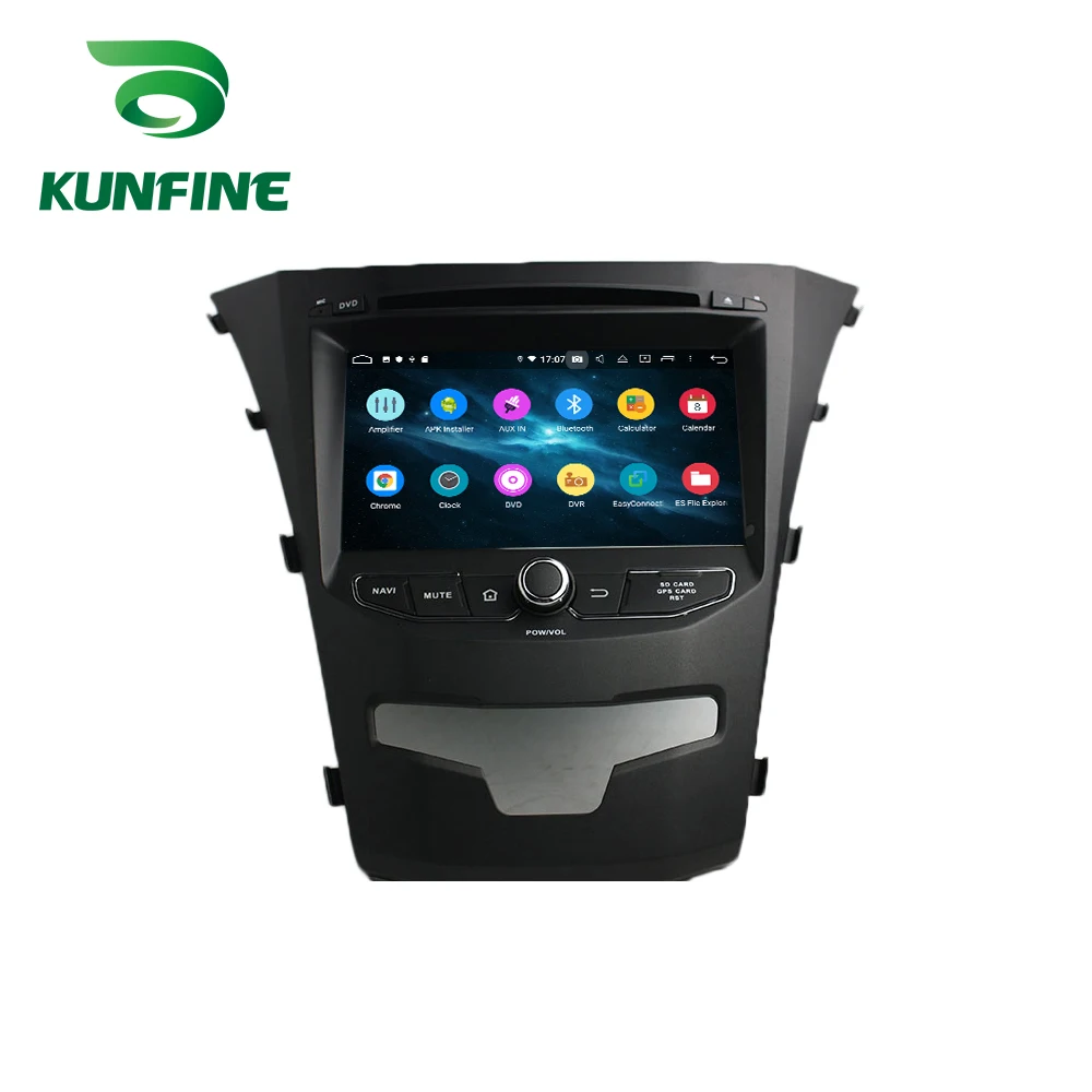 Мультимедийный плеер SsangYong Korando Android 9 0 8 ядер 4 Гб ОЗУ 64 ПЗУ DVD GPS автомагнитола