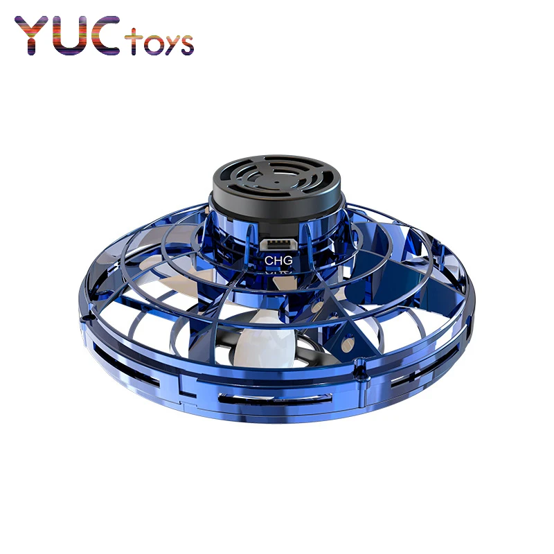 

Мини-вертолет YUC со светодиодной подсветкой, НЛО, летающий кончик пальца