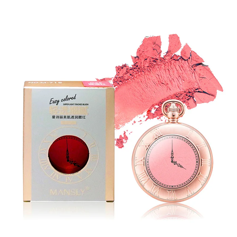 MANSLY Pocket Watch Style оранжевые и розовые румяна минеральная пигментная палитра пудра
