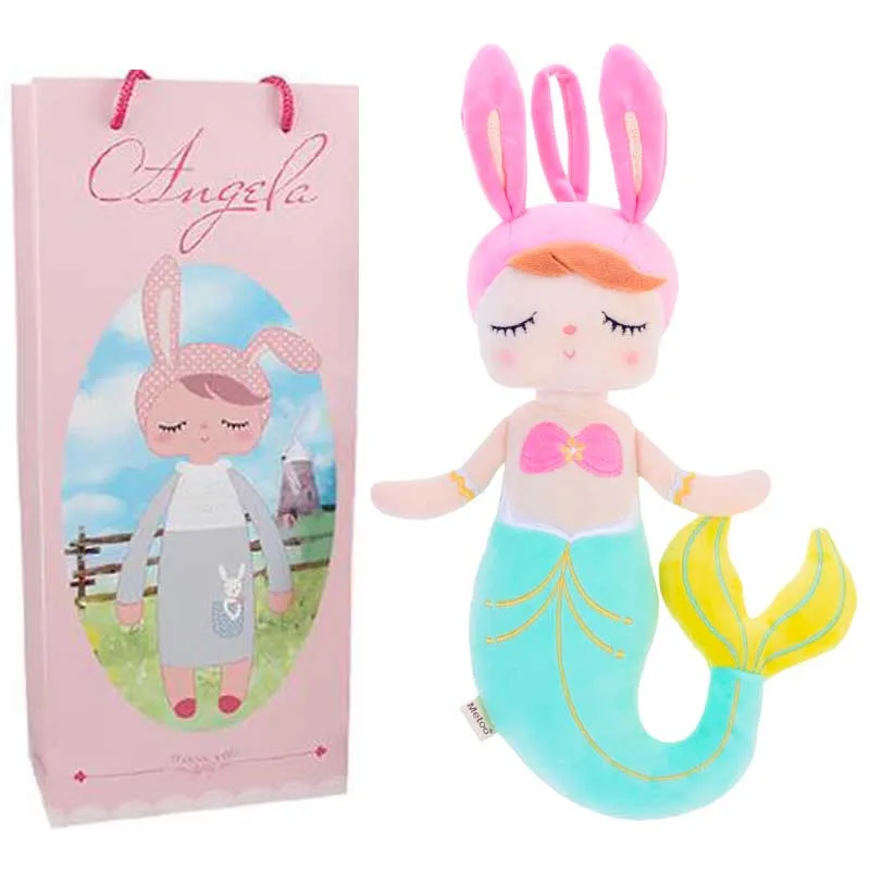 Новинка плюшевая игрушка Metoo Angela кукла русалка мягкая животное Спящая детские