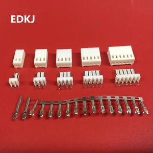 10Sets KF2510 Kit 2p 3p 4P 5P pin 2.54mm Pitch Terminal Housing Pin Header Connector Adaptor header Terminal Assortment Kit Set