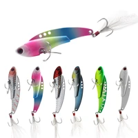 13182530g new design 3d eyes metal vib blade lure sinking vibration baits artificial vibe for bass pike perch fishing